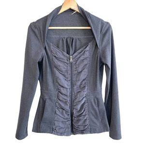 Karma Ruched Athletic Wear Jacket